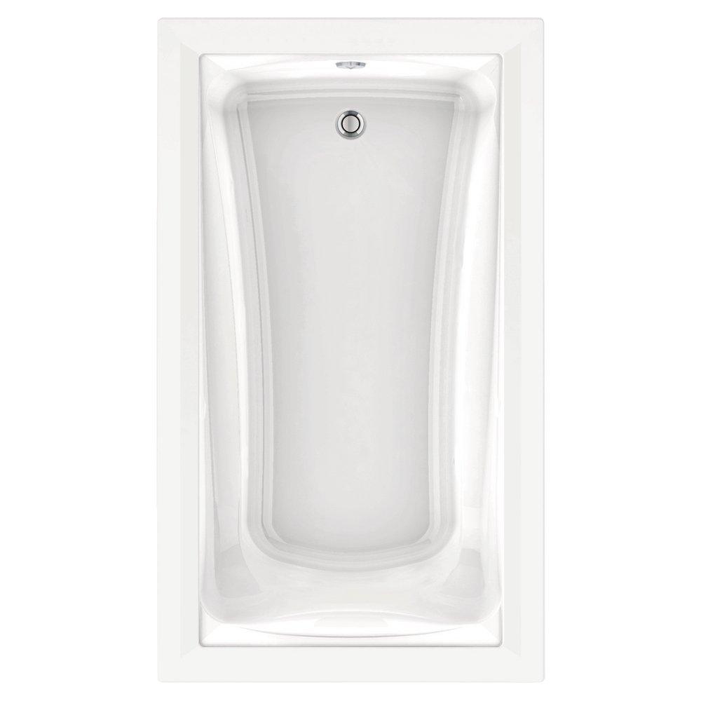 American Standard White 72 x 42 in. Drop-In Bathtub with Reversible Drain 