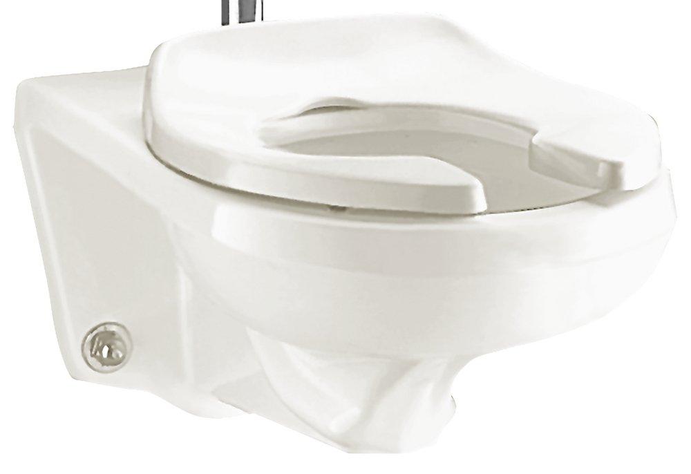 American Standard White Elongated Wall-Mount Toilet 