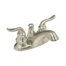 3-Hole Centerset Bathroom Faucet with Double Lever Handle in Satin Nickel - PVD