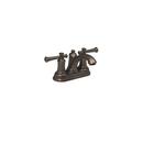 1.2 gpm 3-Hole Lavatory Faucet with Double Lever Handle in Oil Rubbed Bronze