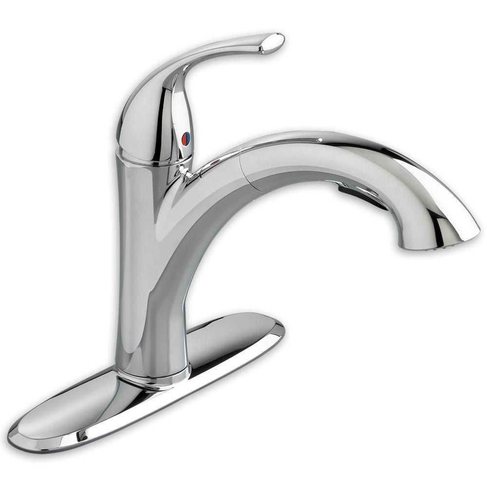American Standard Stainless Steel - PVD Single Handle Pull Out Kitchen Faucet 