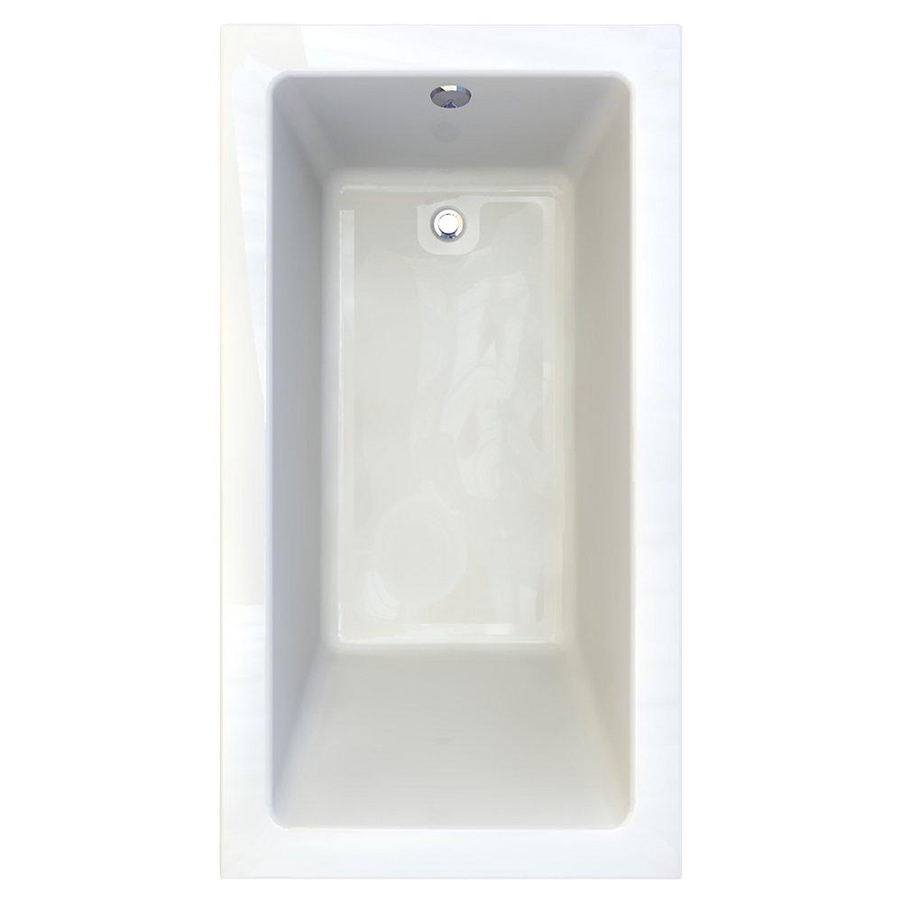 American Standard White 66 x 36 in. Drop-In Bathtub with Reversible Drain 