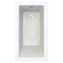 American Standard White 66 x 36 in. Drop-In Bathtub with Reversible Drain 