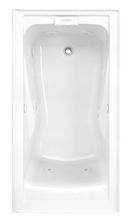 American Standard White 60 x 32 in. Whirlpool Alcove Bathtub Left Drain 