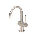 0.7 gpm 1 Hole Deck Mount Hot and Cold Water Dispenser with Single Lever Handle in Satin Nickel