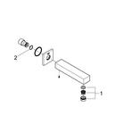 GROHE StarLight&reg; Chrome Tub Spout 