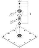 GROHE StarLight&reg; Chrome Single Function RainAir Showerhead 