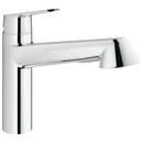 Single Handle Pull Out Kitchen Faucet with Two-Function Spray and SpeedClean Technology in StarLight® Chrome