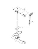 GROHE StarLight&reg; Chrome Single Function Hand Shower 