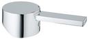 GROHE StarLight&reg; Chrome 5-1/2 in. Brass Handle in Starlight Chrome 