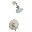 Single Lever Shower Faucet Combination Set in Starlight Brushed Nickel