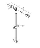 GROHE StarLight&reg; Polished Chrome Shower Bar 