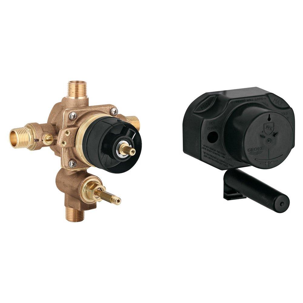 GROHE 1/2 in. MPT Connection Pressure Balancing Valve with Stops 