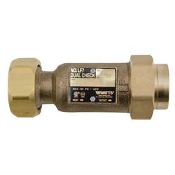 1-1/4 in. Brass FPT x MPT Dual Check Valve