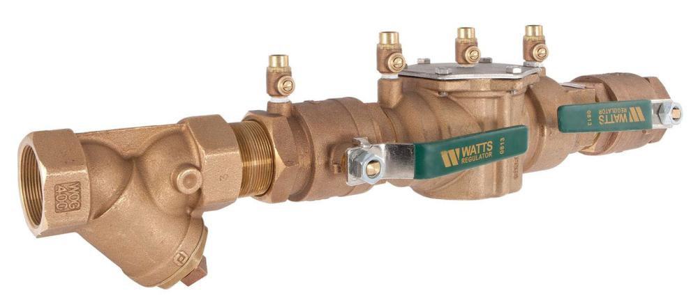 Watts Cast Bronze Cast Copper Silicon Alloy FNPT 175 psi Backflow Preventer 