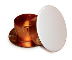 Concealed Plate in White