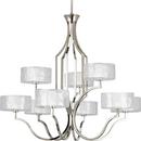 Progress Lighting Polished Nickel 36-5/8 in. 60W 9-Light Chandelier 