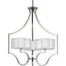 Progress Lighting Polished Nickel 60W 3-Light Candelabra E-12 Halogen Chandelier 