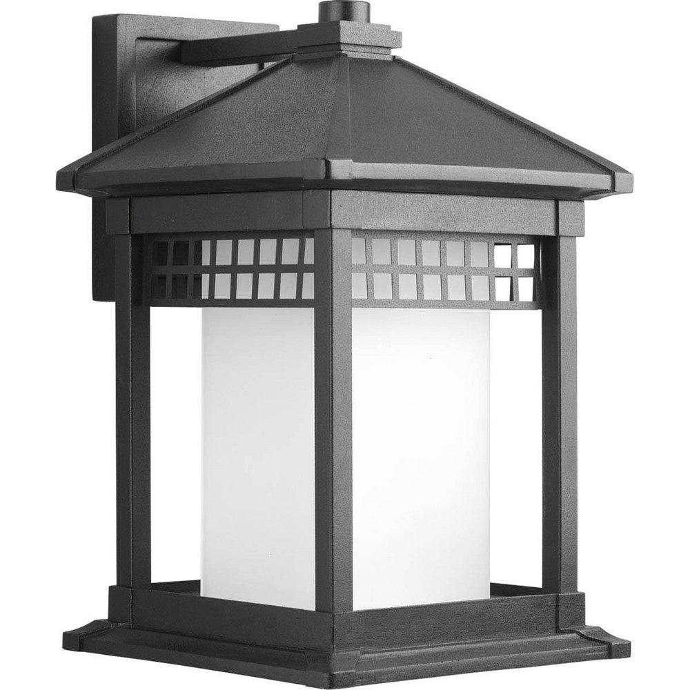 Progress Lighting Black 100W 1-Light Medium Lantern 