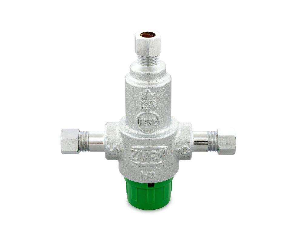 Zurn Polished Chrome Manual Mixing Valve 
