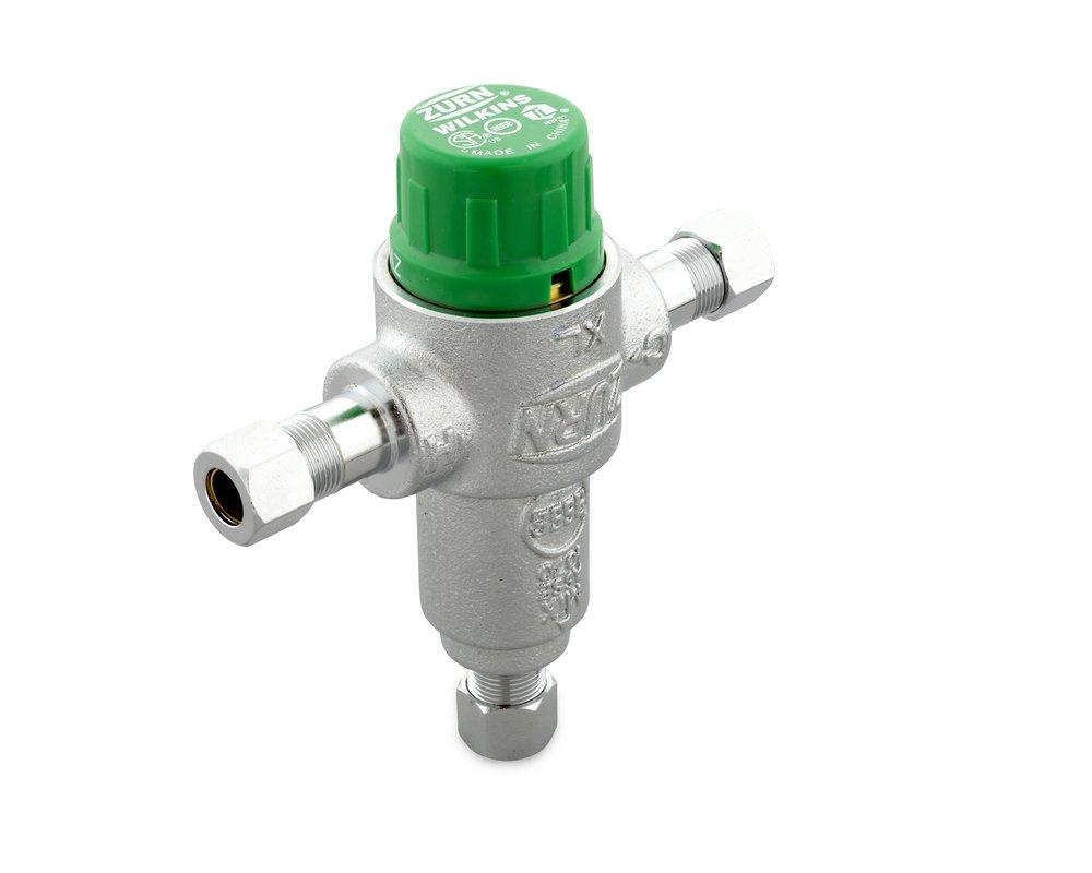 Zurn Polished Chrome Manual Mixing Valve 