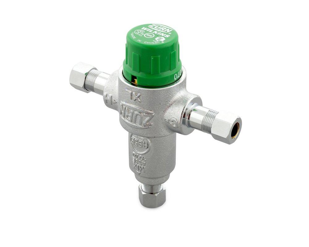 Zurn Polished Chrome Manual Mixing Valve 