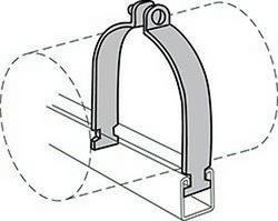 5/8 in. Electrogalvanized Steel Strut Pipe Clamp