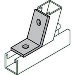 2 Hole Electro-galvanized OPEN 45 Angle Connector