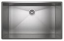 ROHL&reg; Brushed Stainless Steel 31-1/2 x 19-1/2 in. No Hole Stainless Steel Single Bowl Dual Mount Kitchen Sink 