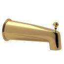 ROHL&reg; Inca Brass Wall Mount Tub Spout with Integrated Diverter and 6-3/4 in. Spout Reach 