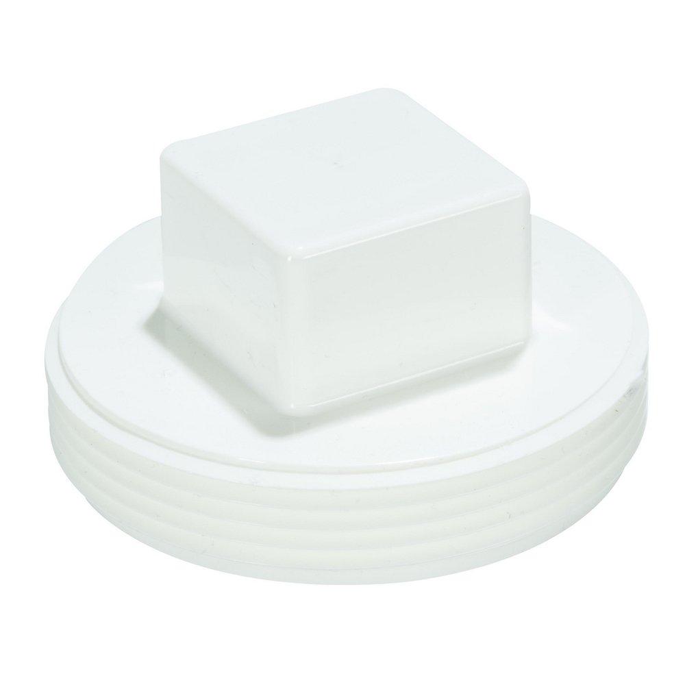 AB & A&trade; White Plastic Cleanout Plug 