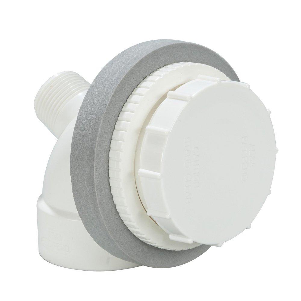 AB & A&trade; Polished Chrome Plastic Toe-Tap Drain 