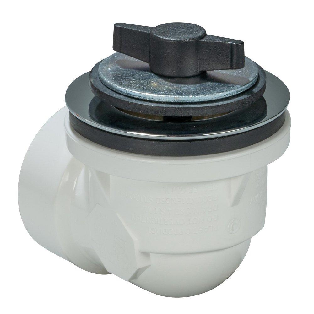 AB & A&trade; Chrome Plastic Push-Pull Drain 