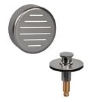 AB & A™ Satin Nickel Push and Lift Waste and Overflow with Trim 