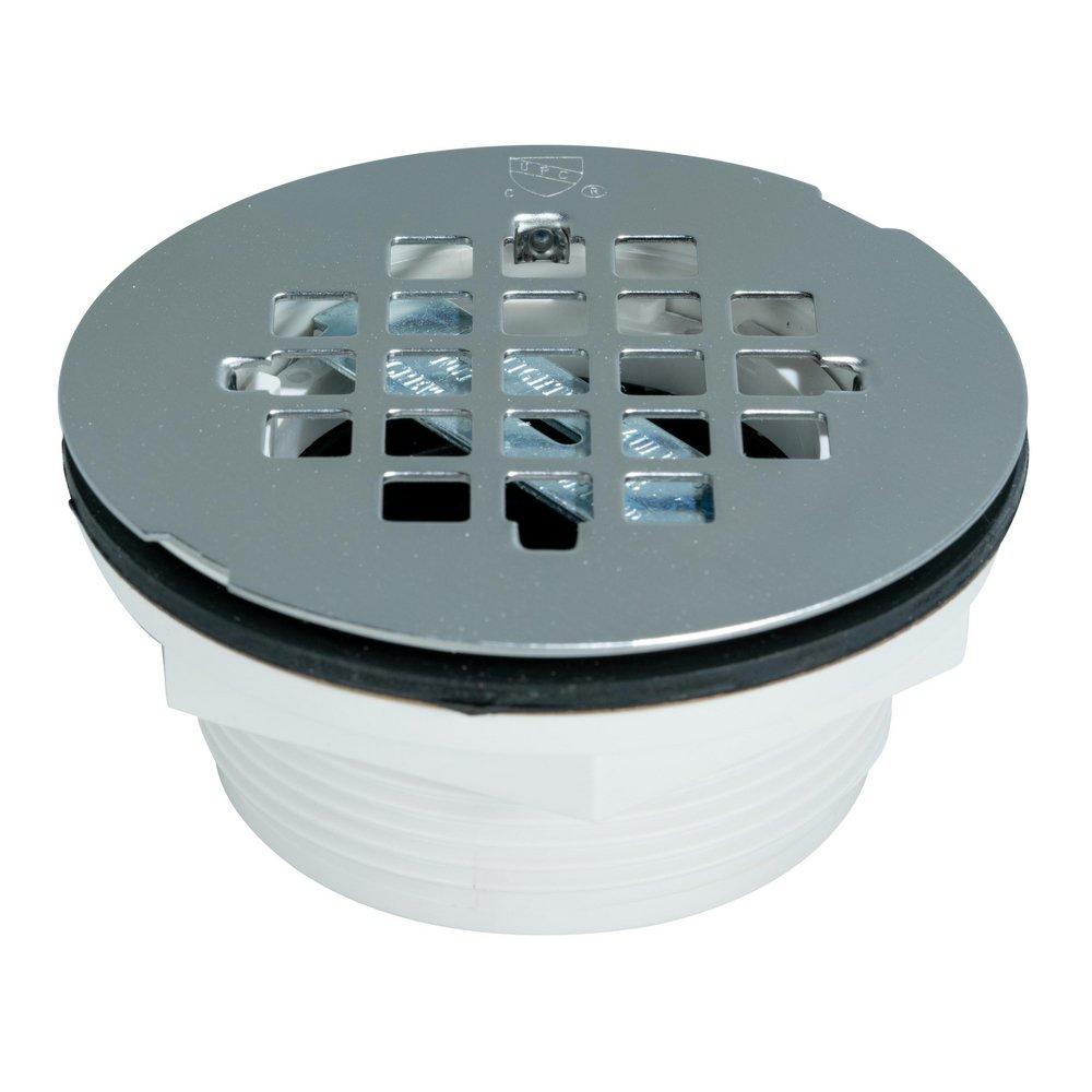AB & A&trade; No Caulk Plastic Shower Drain 