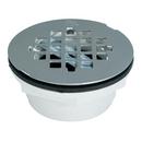 2 in. No Caulk Plastic Shower Drain