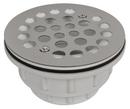 2 in. Push On Plastic Stainless Steel Shower Drain