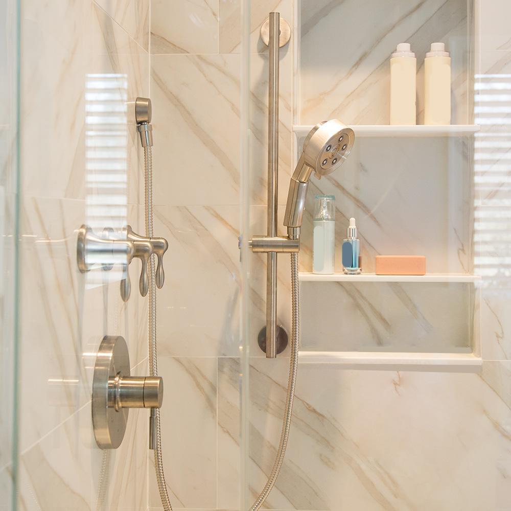 Speakman Brushed Nickel Single Handle Bathtub & Shower Faucet 