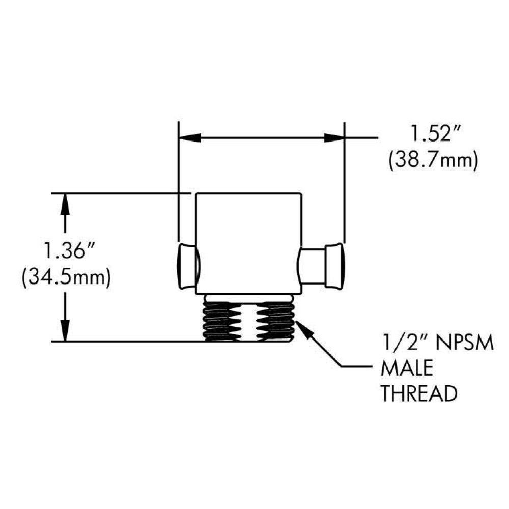 Speakman Polished Chrome Hand Shower Pause Adapter 