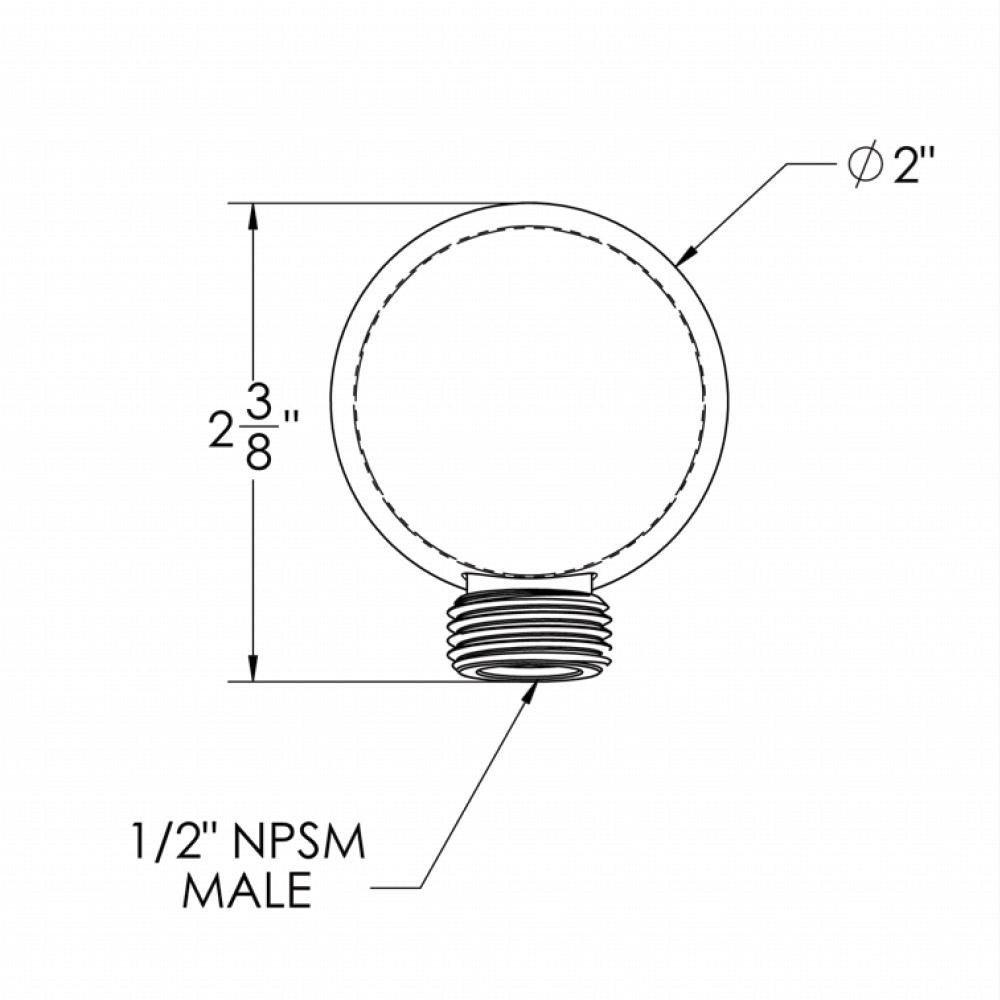 Speakman Brushed Nickel Hand Shower Elbow 