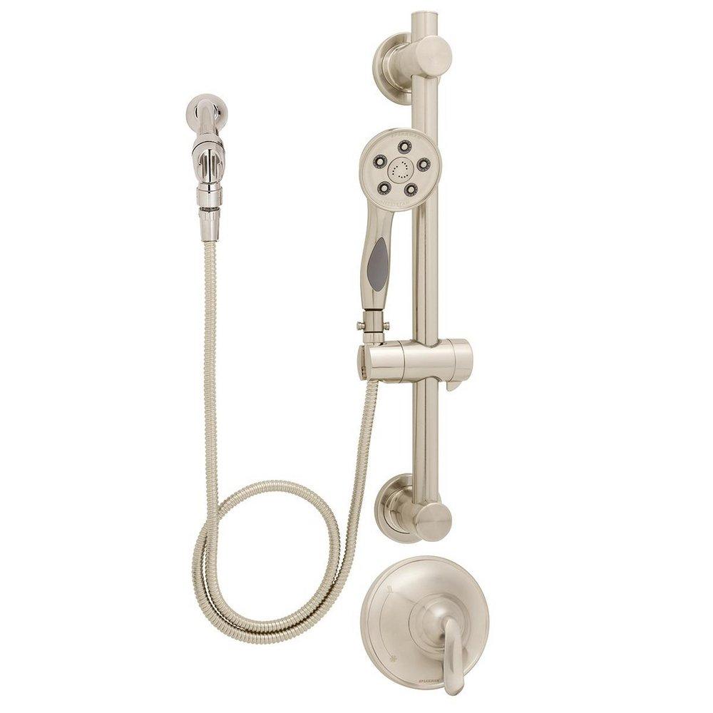 Speakman Brushed Nickel 2.5 gpm Slide Bar Hand Shower with Single-Handle 
