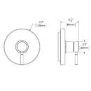 Speakman Polished Chrome Single Handle Bathtub & Shower Faucet 