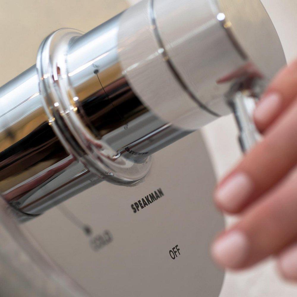 Speakman Polished Chrome Single Handle Bathtub & Shower Faucet 