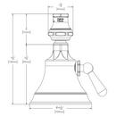 Speakman Polished Chrome Multi Function Flood, Full and Rain Showerhead 