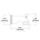 Speakman Brushed Nickel Tub Spout with Diverter 