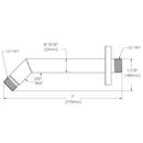 Speakman Polished Nickel 7 in. Shower Arm & Flange 