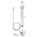 2-Hole Tub and Shower Trim with 1-Function Showerhead and Single Lever Handle in Polished Chrome