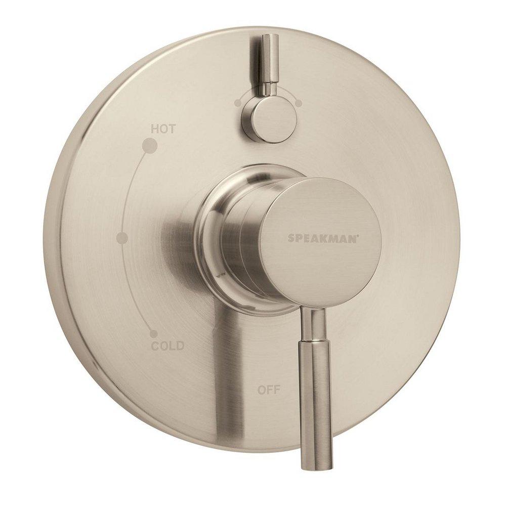 Speakman Brushed Nickel Two Handle Bathtub & Shower Faucet 