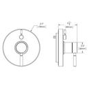 Speakman Brushed Nickel Two Handle Bathtub & Shower Faucet 