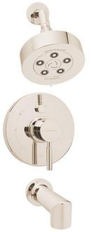 2.5 gpm Combination Tub and Shower with Pressure Balancing Valve in Polished Nickel